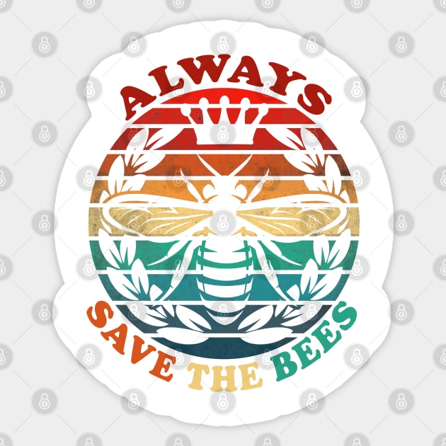 always save the bees Sticker by joyTrends